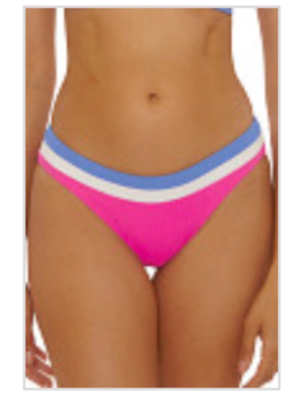 Adela Ribbed Hipster Bikini Bottom